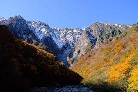 まだ間に合う 一ノ倉沢 谷川岳ロープウェイの紅葉 未来の谷川岳